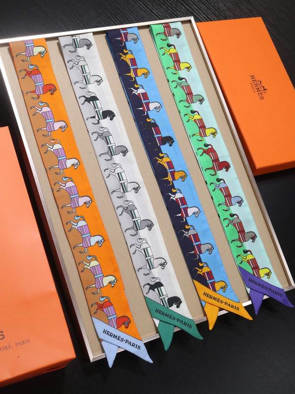 Hermes silk ribbon 5X86cm E011030